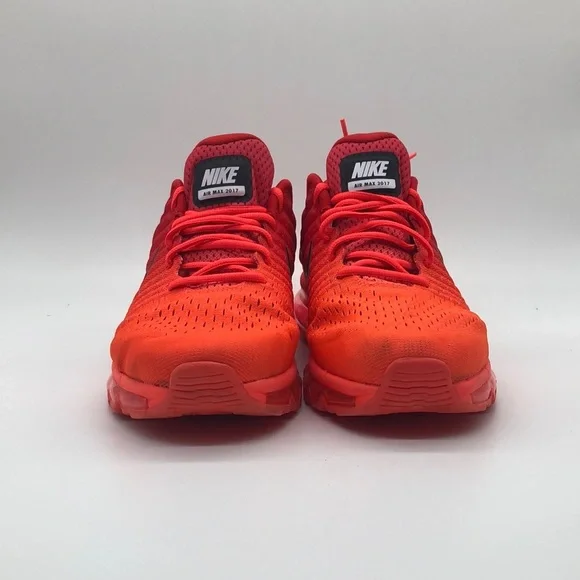 Nike Air Max 2017 Bright Crimson Red Black 849559-602 Men's Running size 10 - Picture 2 of 5